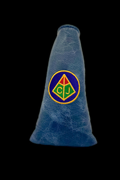 The CJ Classic Genuine Navy Leather Putter Covers