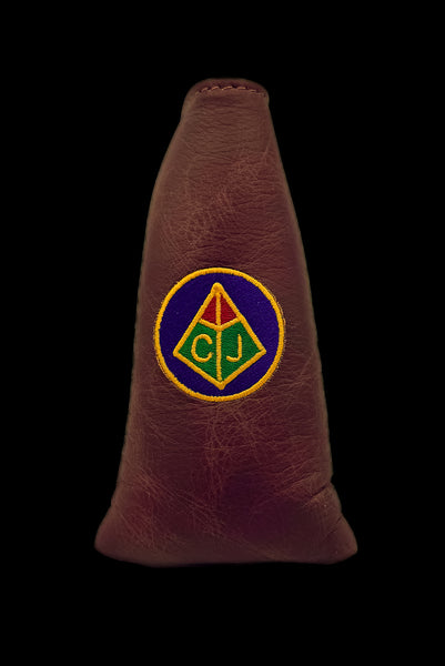 The CJ Classic Genuine Brown Leather Putter Covers