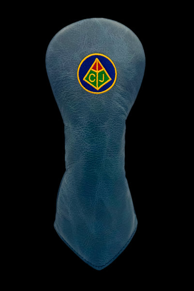 The CJ Classic Genuine Navy Leather Covers (Driver, Wood, Hybrid)