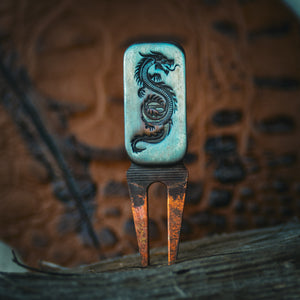 The Blue Burnt Copper Dragon DT (1 of 1)