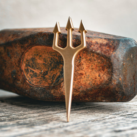 Brass Trident Divot Tool (RARE Only 5 Made)