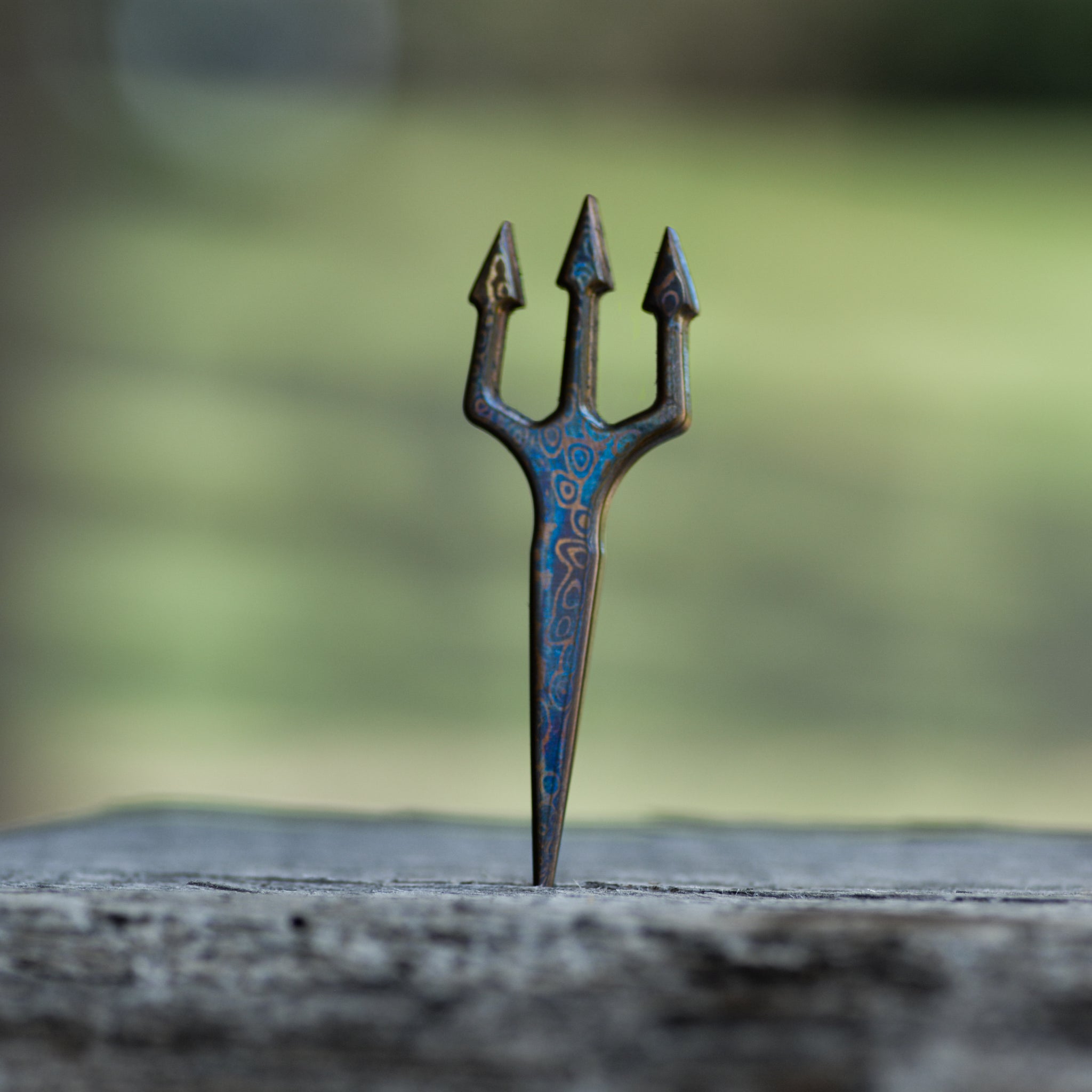 The Damascus Hot Spot Trident (One of One)