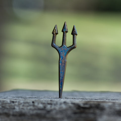 The Damascus Hot Spot Trident (One of One)